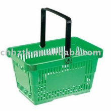 Plastic shopping basket/plastic supermarket basket